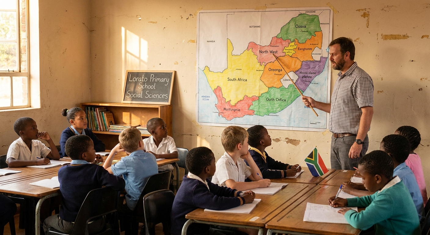 Social Sciences map lesson