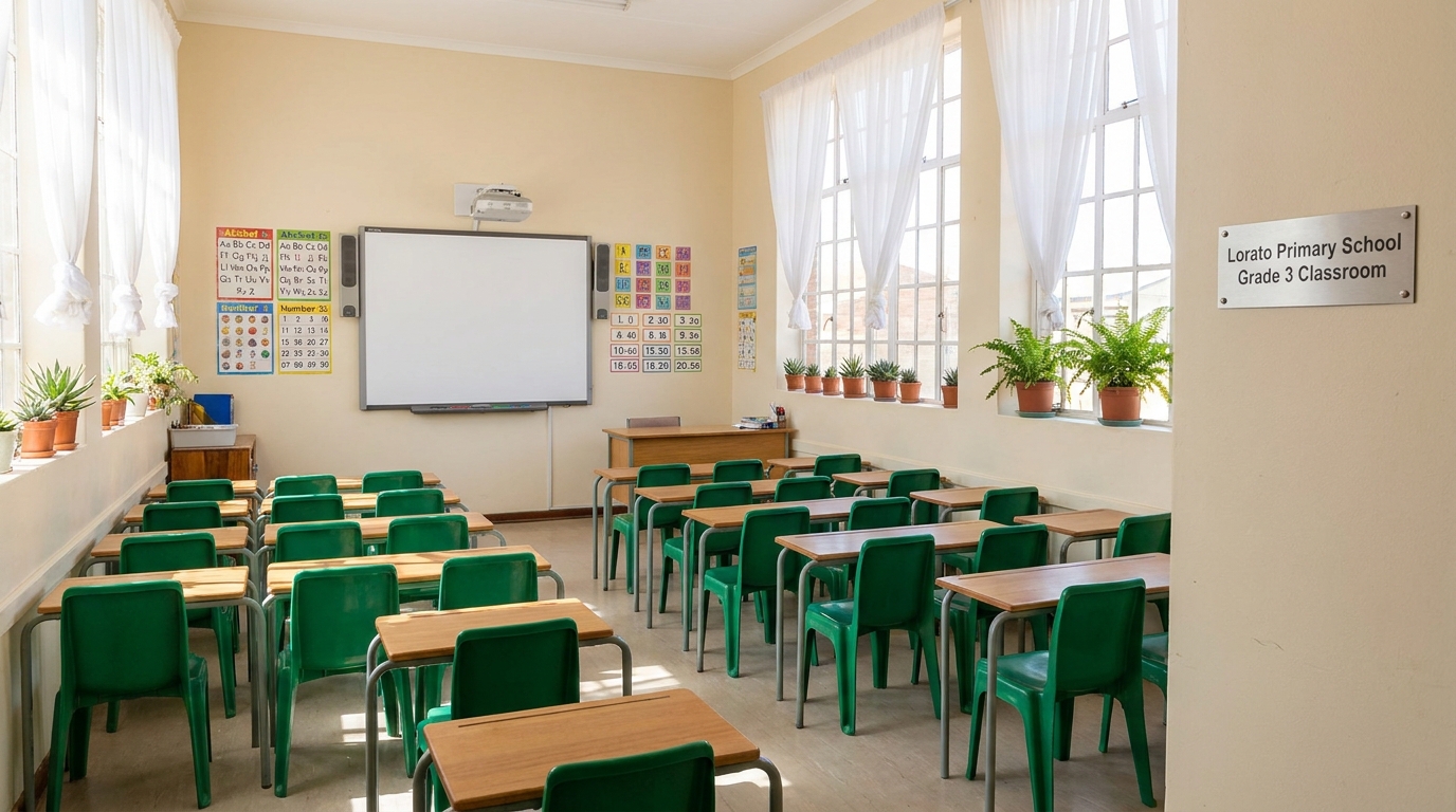 Bright Grade 3 classroom