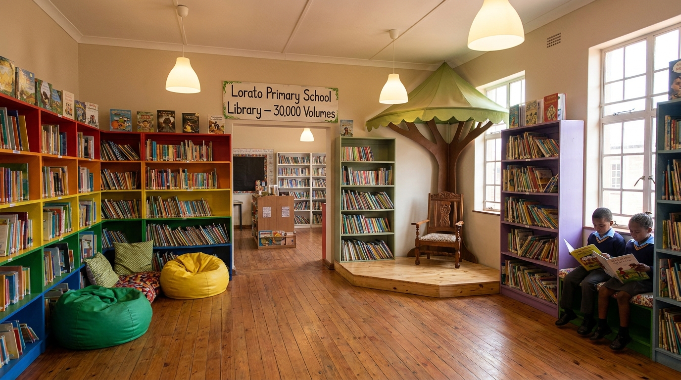 Library and reading nook